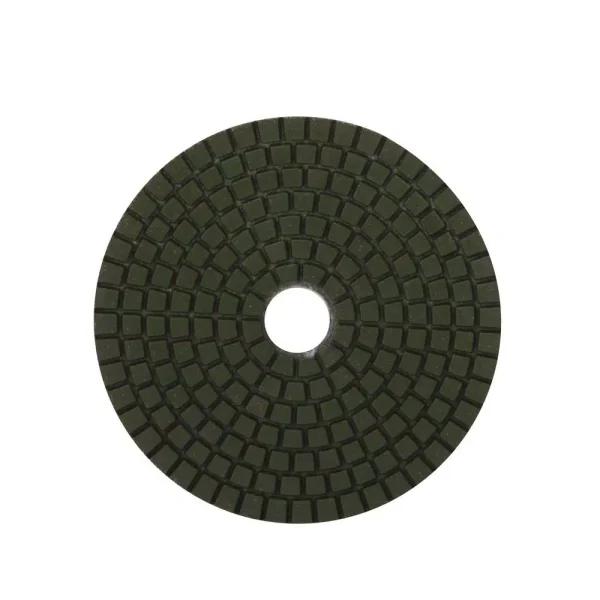 Rubi 4 in. 50 Grit Resin Wet Polishing Pad with Velcro Attachment