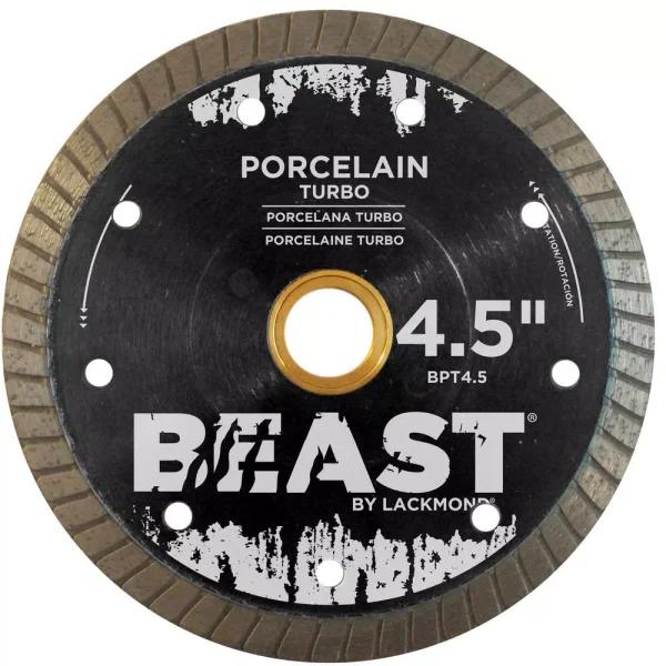 Beast 4.5 in. Turbo Hard Porcelain Diamond Blade for Wet/Dry Tile Cutting
