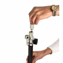 AdirPro 8.5 ft. Carbon Fiber Prism Pole with Fixed Adapter and Dual Graduations thumbnail 5