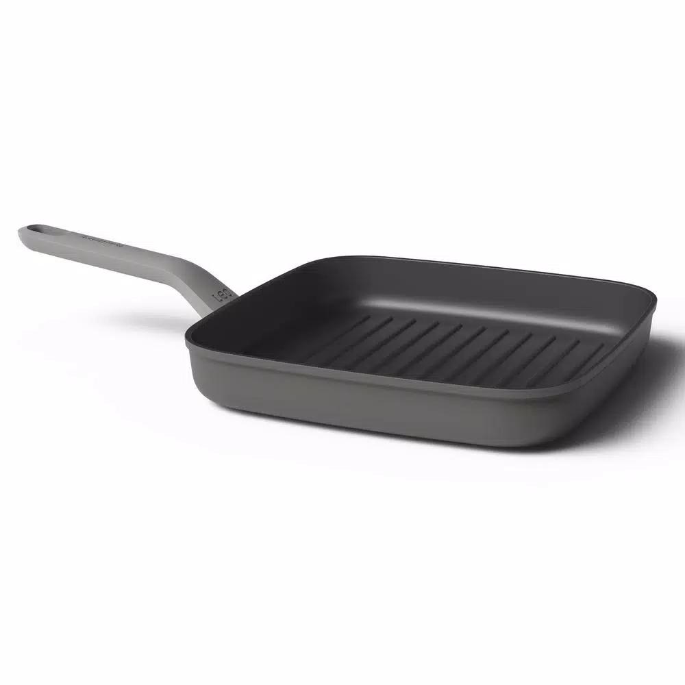 BergHOFF Leo 10 in. Aluminum Nonstick Grill Pan, Induction Compatible, Grey