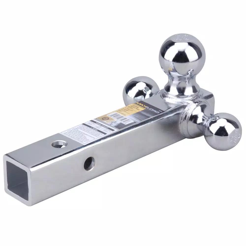 Max Load Chrome Triple Ball Hitch for 2 in. Receivers - 1-7/8 in., 2 in., and 2-5/16 in. Balls