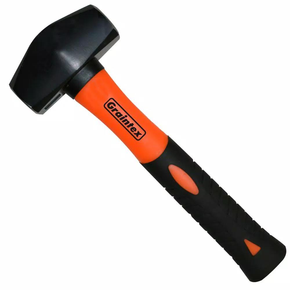 Graintex Inc. 2 lb. Drilling Hammer with 10.5 in. Fiberglass Handle