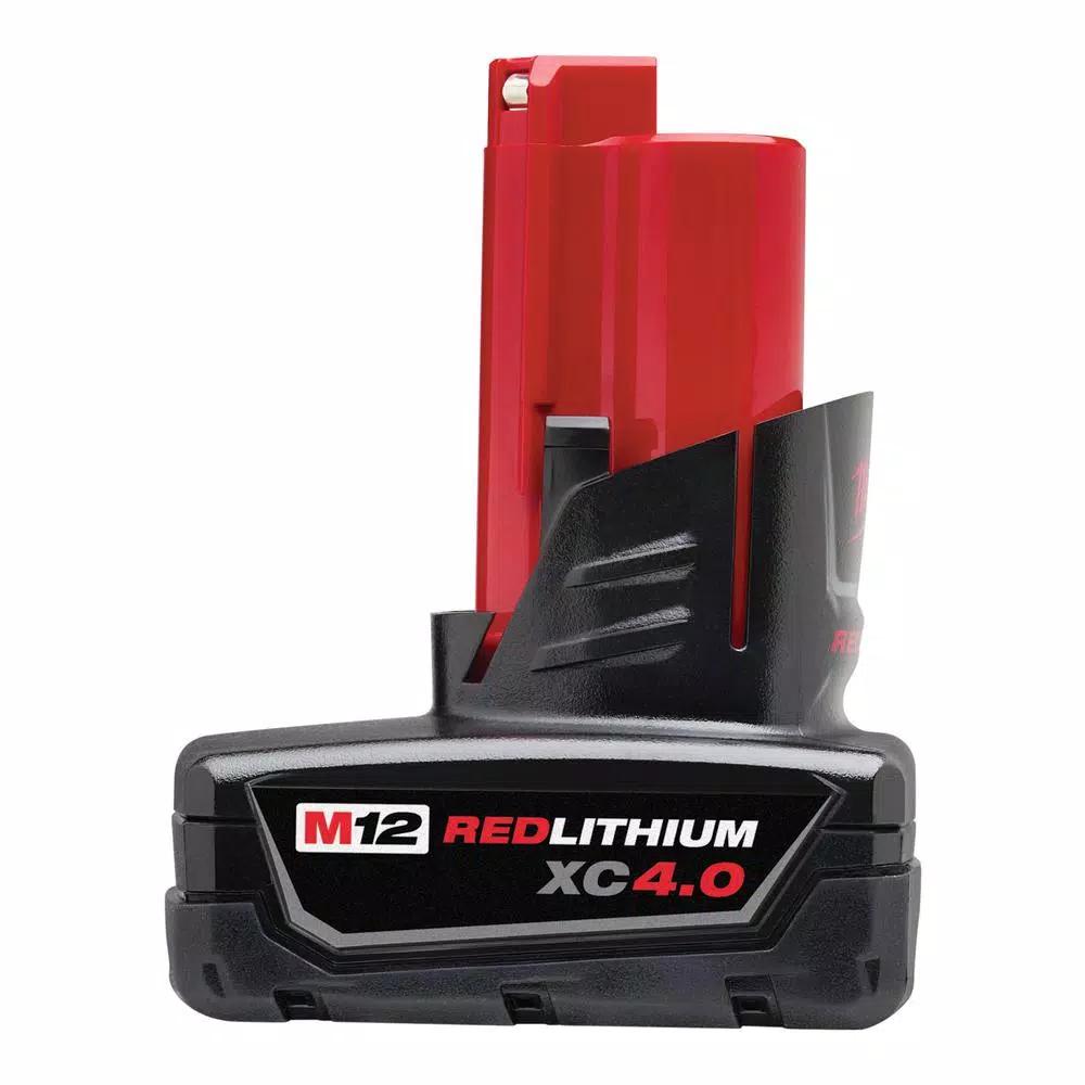 Milwaukee M12 3/8 in. Cordless Ratchet with 4.0 Ah Lithium-Ion Battery