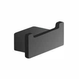 Nameeks Gedy Lounge Double Robe and Towel Hook - Matte Black Brass thumbnail 1