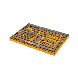 GEARWRENCH 94-Piece Metric and SAE Mechanics Hand Tool Set with EVA Socket Tray thumbnail 4