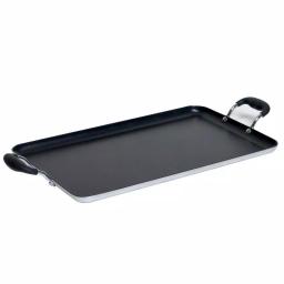 IMUSA 26 in. Nonstick Double Burner Aluminum Griddle thumbnail 3