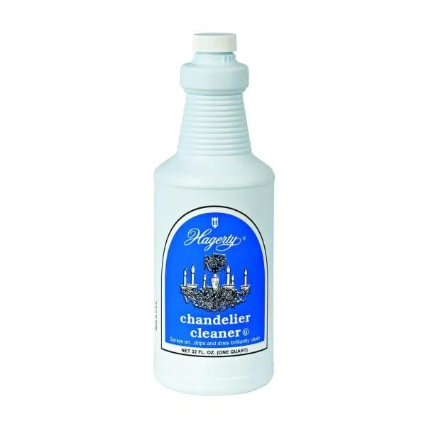 Hagerty Chandelier Cleaner Refill - No-Rinse Crystal and Glass Cleaner, 32 oz