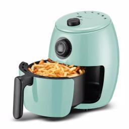 Maximatic Elite Platinum 2.1 Qt. Blue Air Fryer with Adjustable Timer and Convection Fan thumbnail 2