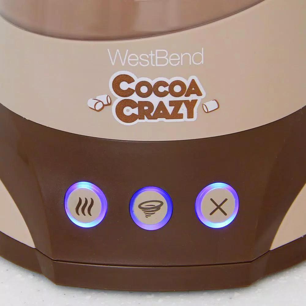 West Bend Cocoa Crazy 4-Cup Hot Beverage Maker, 32 oz, Brown