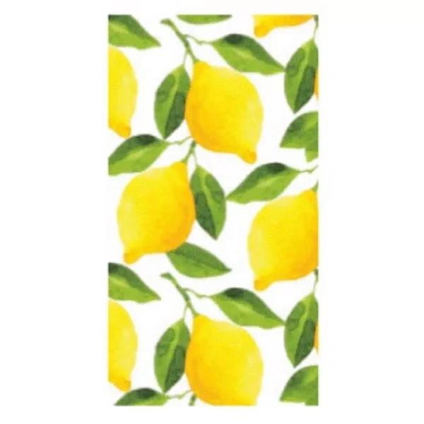Sugar Plum Party SugarPlum Lemons 32-Piece Assorted Disposable Paper Napkins