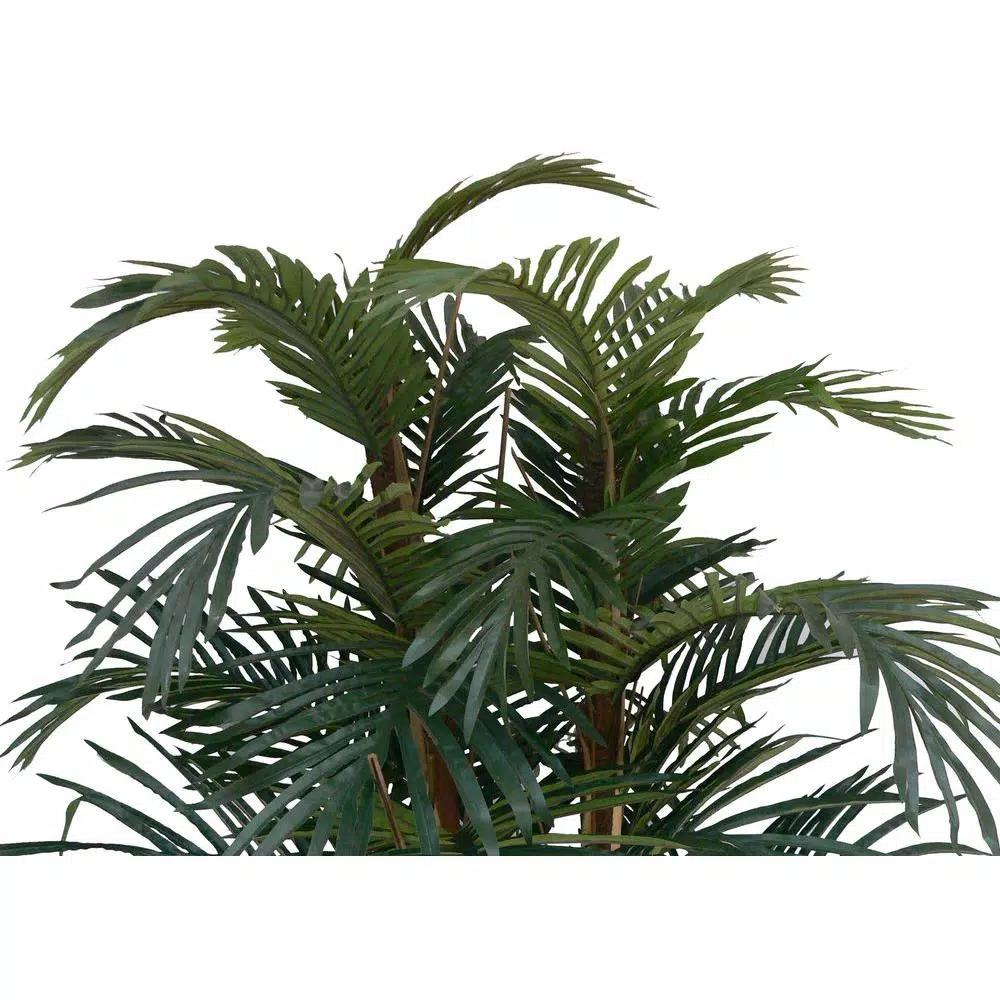 VINTAGE HOME 60 in. Artificial Palm Tree with Bamboo Wicker Planter (Set of 2)