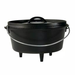 Lodge 5 Qt. Cast Iron Deep Dutch Oven with Lid and Bail Handle thumbnail 1