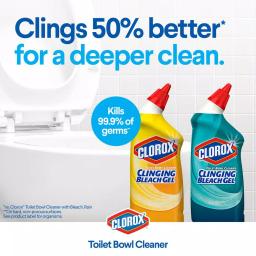 Clorox Plus Tilex Mold and Mildew Remover & Clorox Toilet Bowl Clinging Bleach Gel 2-Pack Bundle thumbnail 6