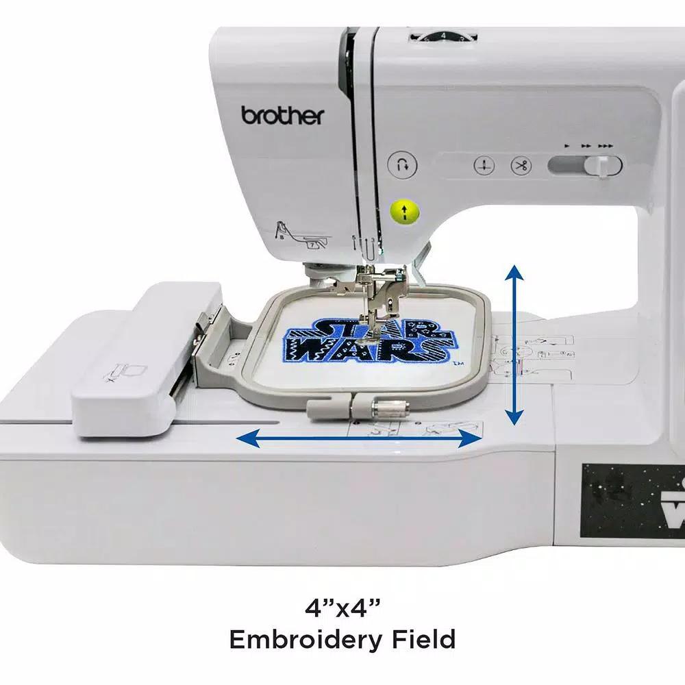 Brother Star Wars 2-in-1 Sewing and 4 in. x 4 in. Embroidery Machine with Color Touch LCD Screen