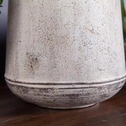 Winsome House 2-Piece White Metal Roma Pitcher Vase Set - Distressed Shabby Chic Urn Style thumbnail 5