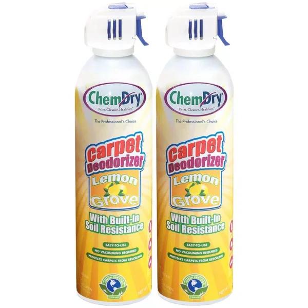 ChemDry Chem-Dry Lemon Grove Carpet Deodorizer, Soil-Resistant Fragrance, 36 oz (2-Pack)