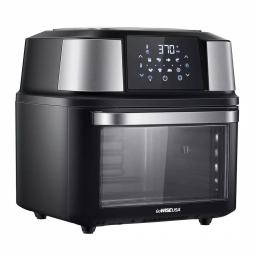 GoWISE USA Mojave 5-Tray Air Fryer Dehydrator & Rotisserie Oven, 1800W, Black/Stainless Steel thumbnail 1