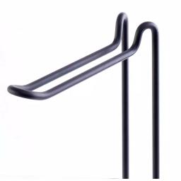 Basicwise Black Metal Toilet Paper Holder and Magazine Rack, Freestanding Dual-Purpose Bathroom Storage thumbnail 5