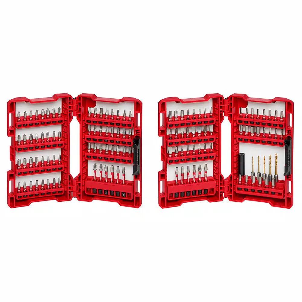 Milwaukee SHOCKWAVE Impact Duty Steel Drill and Driver Bit Set, 120-Piece