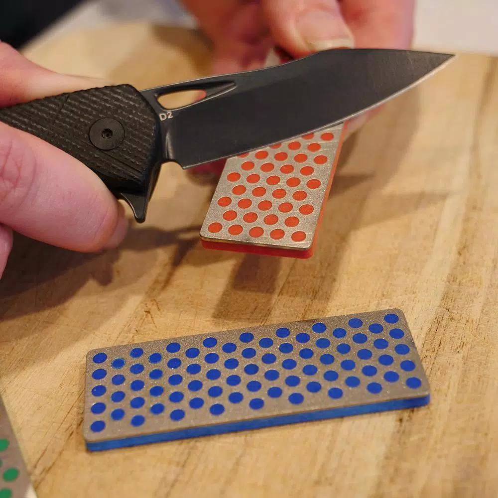 DMT 70 mm Mini Diamond 3-Stone Handheld Sharpener Kit