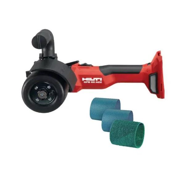 Hilti 22V Cordless Brushless 4 in. Burnisher/Grinder and Abrasive Kit