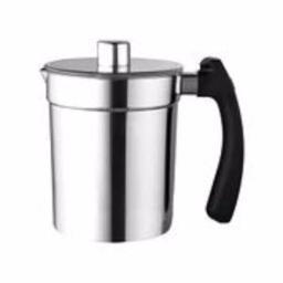 Kalorik Electric Milk Frother, 13.5 oz. Stainless Steel Frothing Vessel, White and Stainless Steel thumbnail 4
