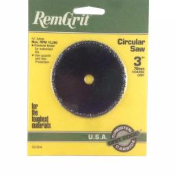RemGrit 3 in. Carbide Grit Circular Saw Blade, 3/8 in. Arbor, Coarse Grit thumbnail 2