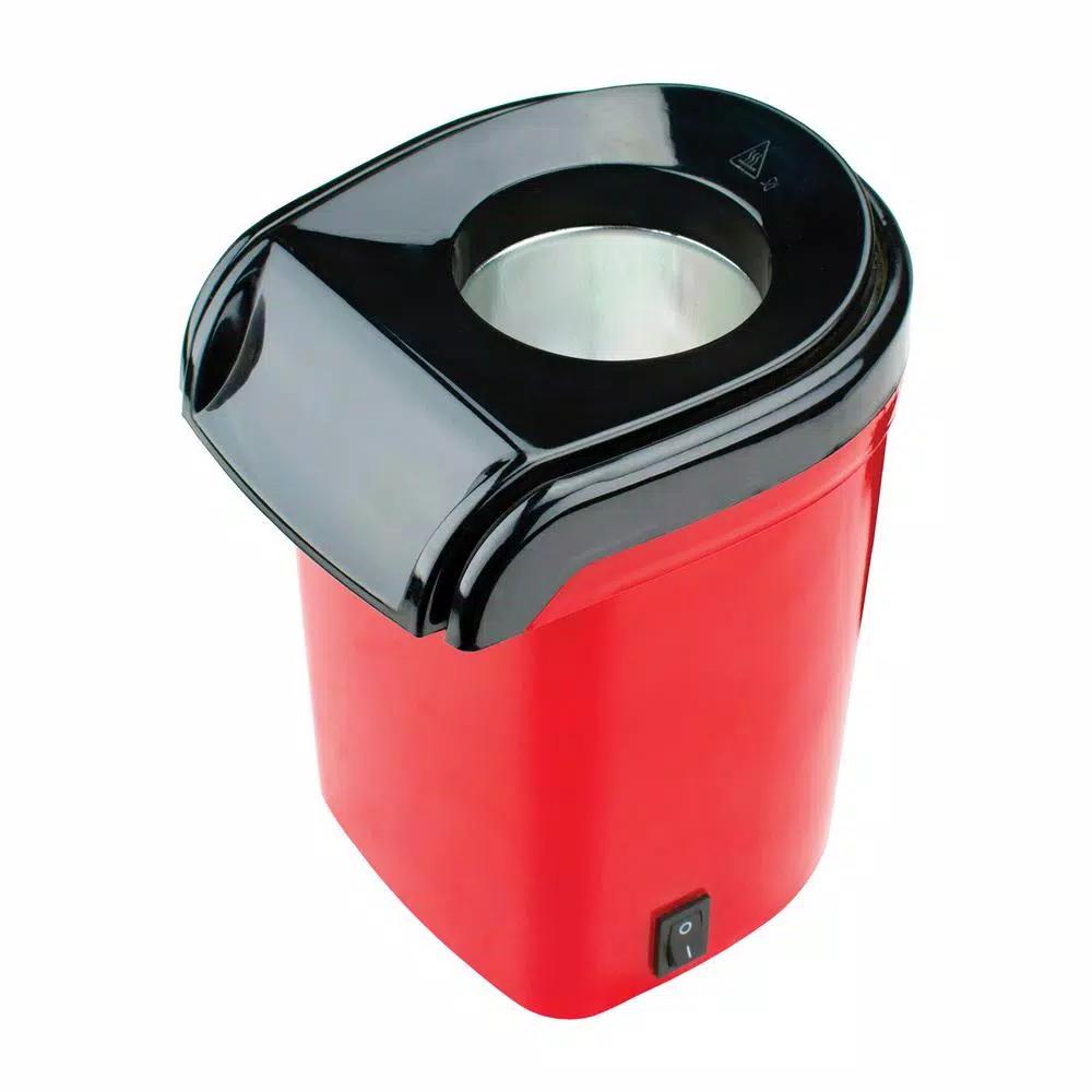 Brentwood Appliances Red Hot Air Popcorn Maker, 1200W Countertop Popper