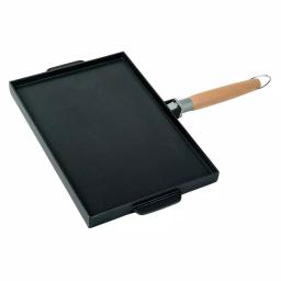 MasterPan Innovative Series 15 in. Cast Aluminum Nonstick Grill and Griddle Pan, Black thumbnail 2