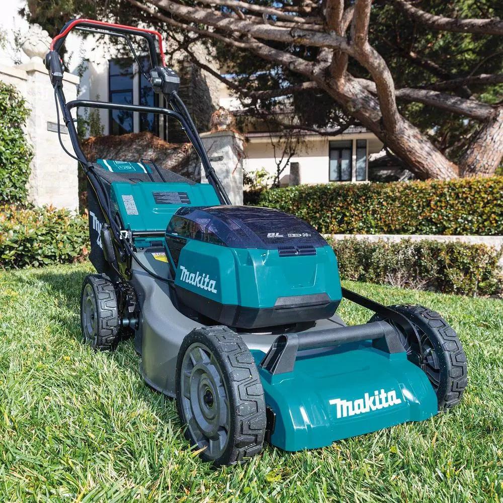 Makita 18 in. 18V X2 (36V) LXT Brushless Cordless Self-Propelled Lawn Mower, Tool Only