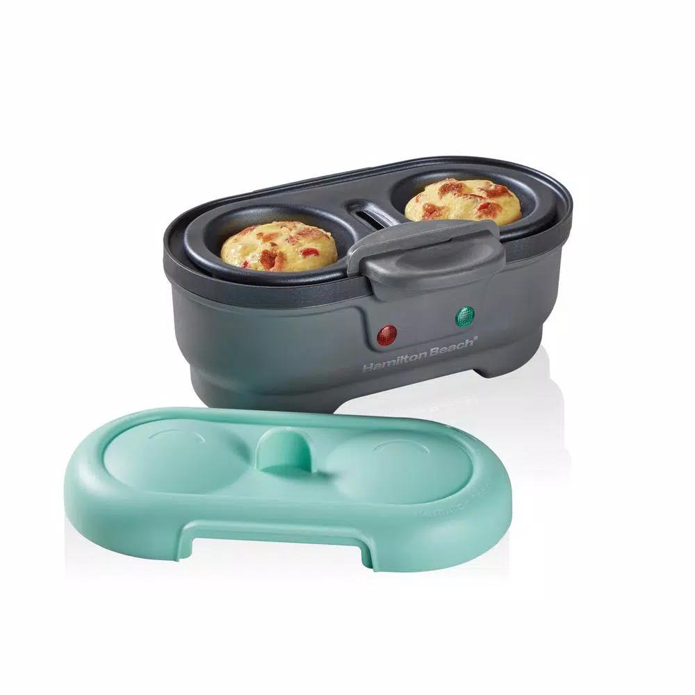Hamilton Beach Egg Bites Maker and Egg Poacher, Grey