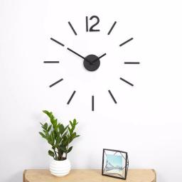 Umbra Blink Wall Clock - Modern Black Metal Oversized Customizable Clock Set thumbnail 6