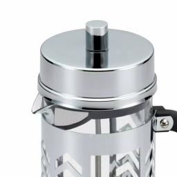 BonJour 8-Cup Chevron French Press, Borosilicate Glass and Stainless Steel thumbnail 3