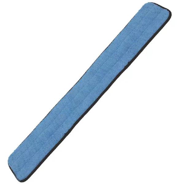 Zwipes 36 in. Blue Microfiber Looped Flat Mop Refill Pads, Damp/Dry Use (3-Pack)