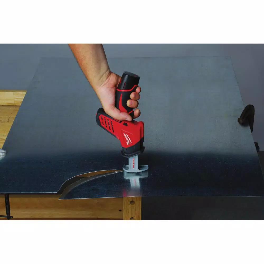 Milwaukee M12 12V Lithium-Ion PVC Shear & HACKZALL Reciprocating Saw Kit