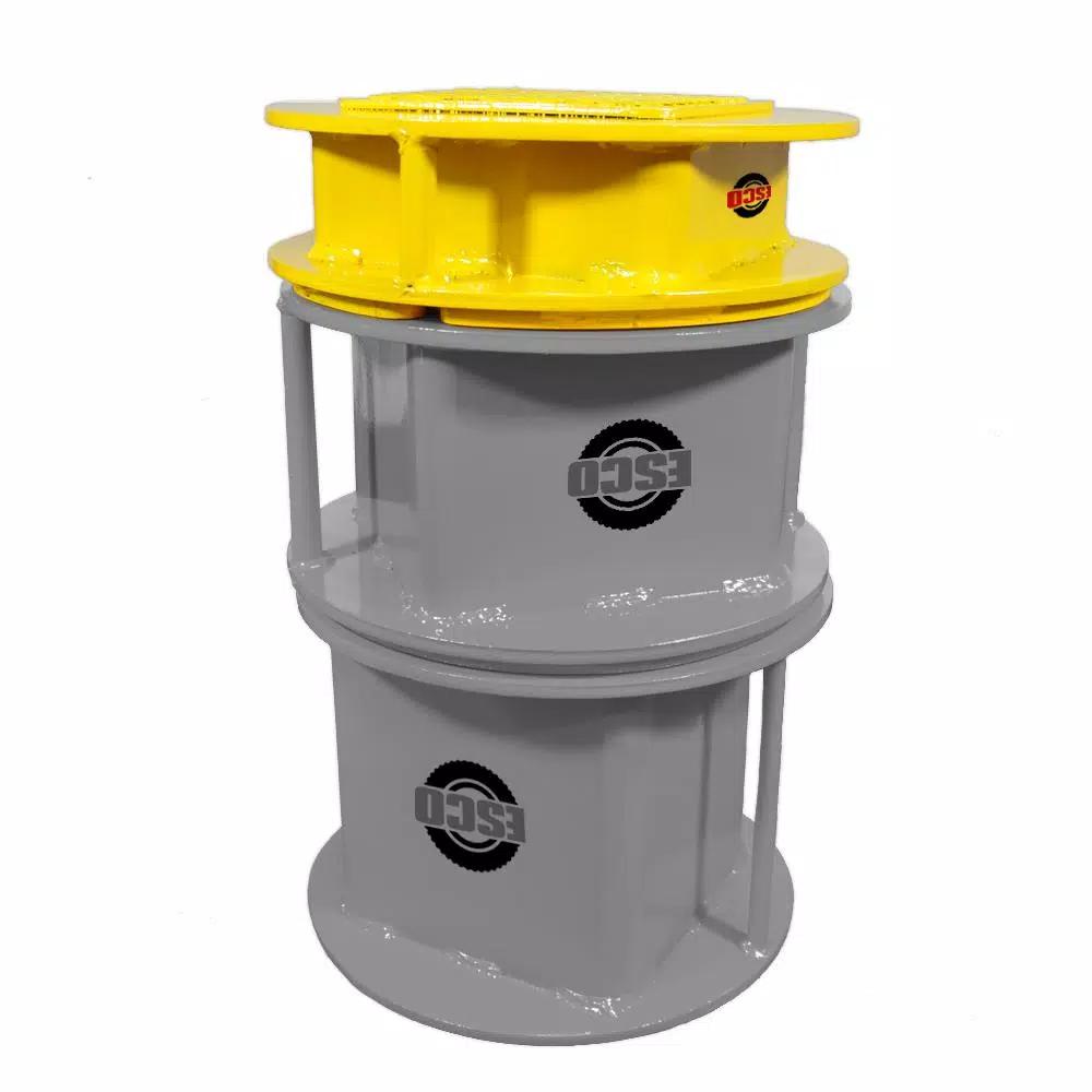 ESCO Heavy-Duty Steel Cribbing Support Stand, 110,000 lbs. Capacity, Small