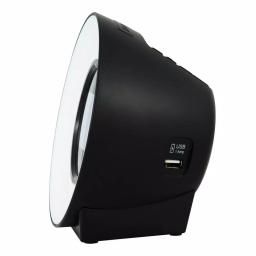 La Crosse Technology Mood Light Digital Alarm Clock with 5 Nature Sounds and USB Charging Port thumbnail 2