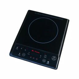 SPT 1300W Single Burner Induction Cooktop with 3.5L Stainless Steel Pot and Glass Lid, Black & Stainless Steel thumbnail 2