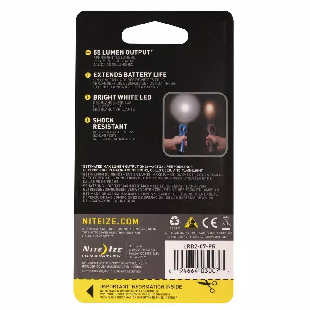 Nite Ize C/D Cell LED Flashlight Upgrade Kit, 55 Lumen Bright White LED Bulb