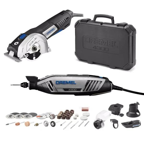Dremel 4300 Series Rotary Tool Kit & Ultra-Saw 7.5 Amp Corded Power Tool Kit
