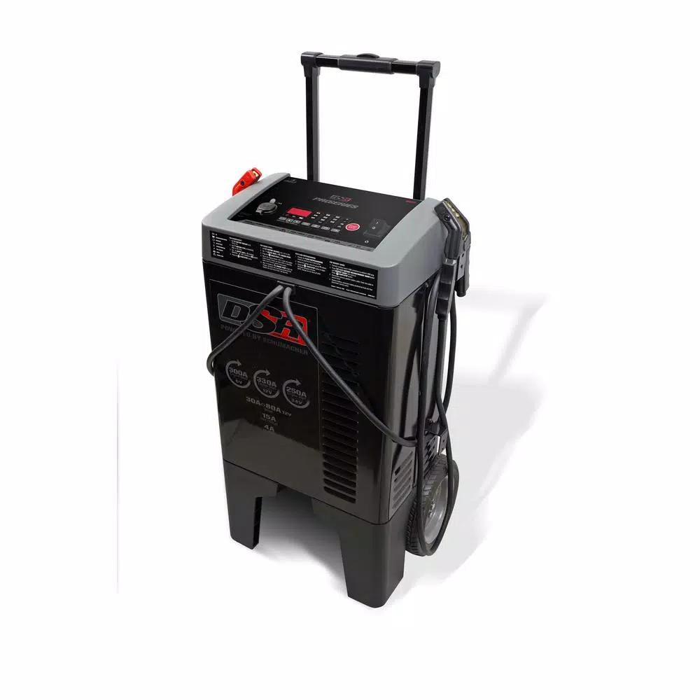 Schumacher ProSeries 300 Amp 6V/12V/24V Heavy-Duty Wheel Charger with Engine Start