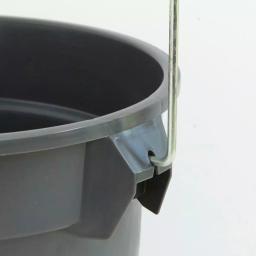TAFCO PRODUCTS Tafco 3.5 Gal. Gray Round Utility ECO Bucket, 14 Qt. Heavy-Duty Commercial Grade, Made from 100% Recycled Water Bottles thumbnail 6