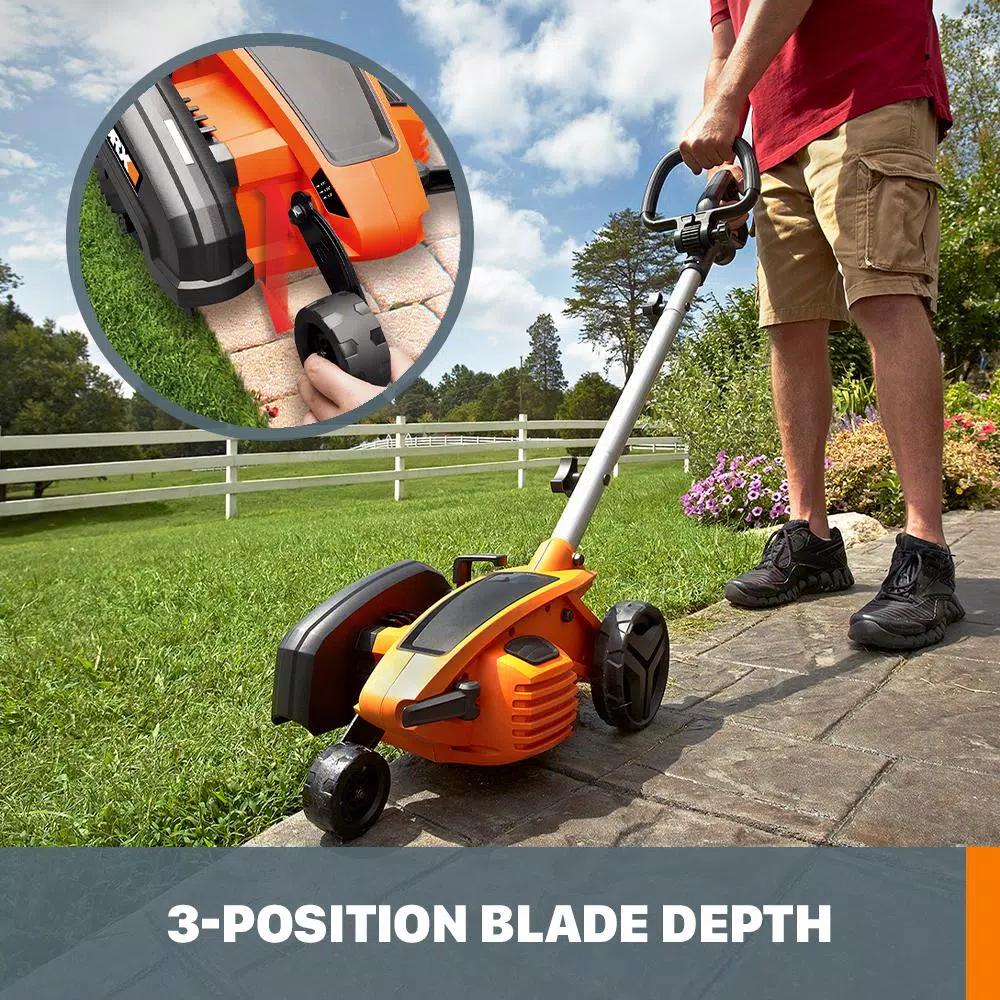 Worx 12 Amp Electric 7.5 in. Lawn Edger and Trencher