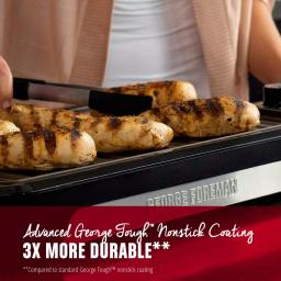 George Foreman Smokeless Indoor Countertop Grill, 172 sq. in. Cooking Surface, Black thumbnail 7