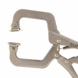 SUNEX TOOLS Sunex LC6S 6 in. Locking C-Clamp with Swivel Pads and 2.125 in. Jaw Capacity thumbnail 2