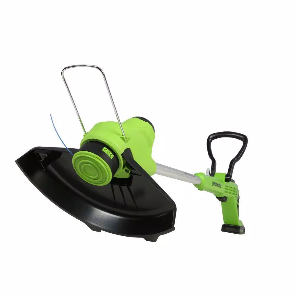 Greenworks 24V Cordless TORQDRIVE String Trimmer with 2.0 Ah Battery and Charger, 11 in. Cutting Path