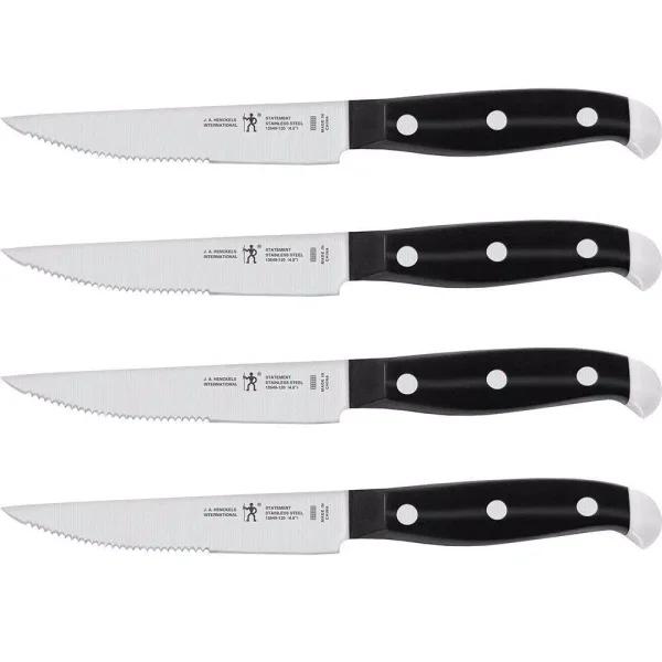 Henckels International Statement 4-Piece Stainless Steel Steak Knife Set