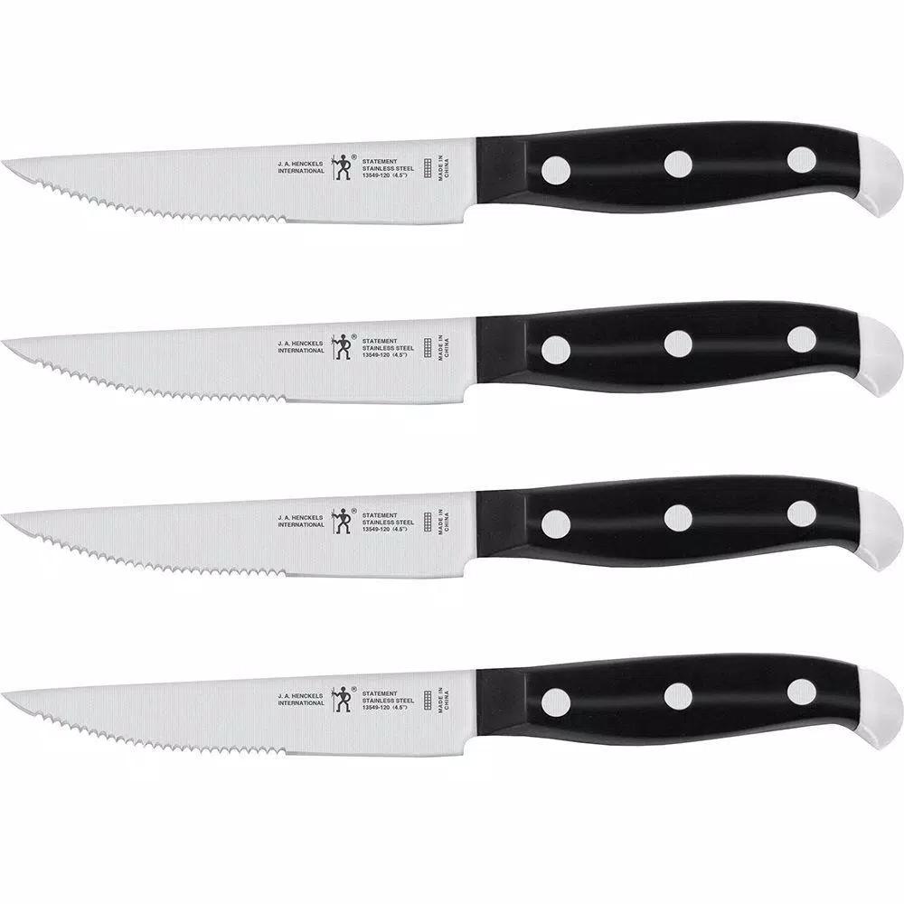 Henckels International Statement 4-Piece Stainless Steel Steak Knife Set