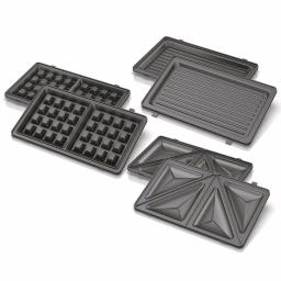 BLACK+DECKER 3-in-1 Morning Meal Station Waffle Maker, Grill, and Sandwich Maker thumbnail 3