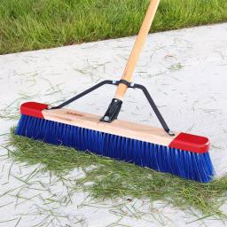 Harper 24 in. Outdoor Wet/Dry Push Broom with 60 in. Hardwood Handle thumbnail 4